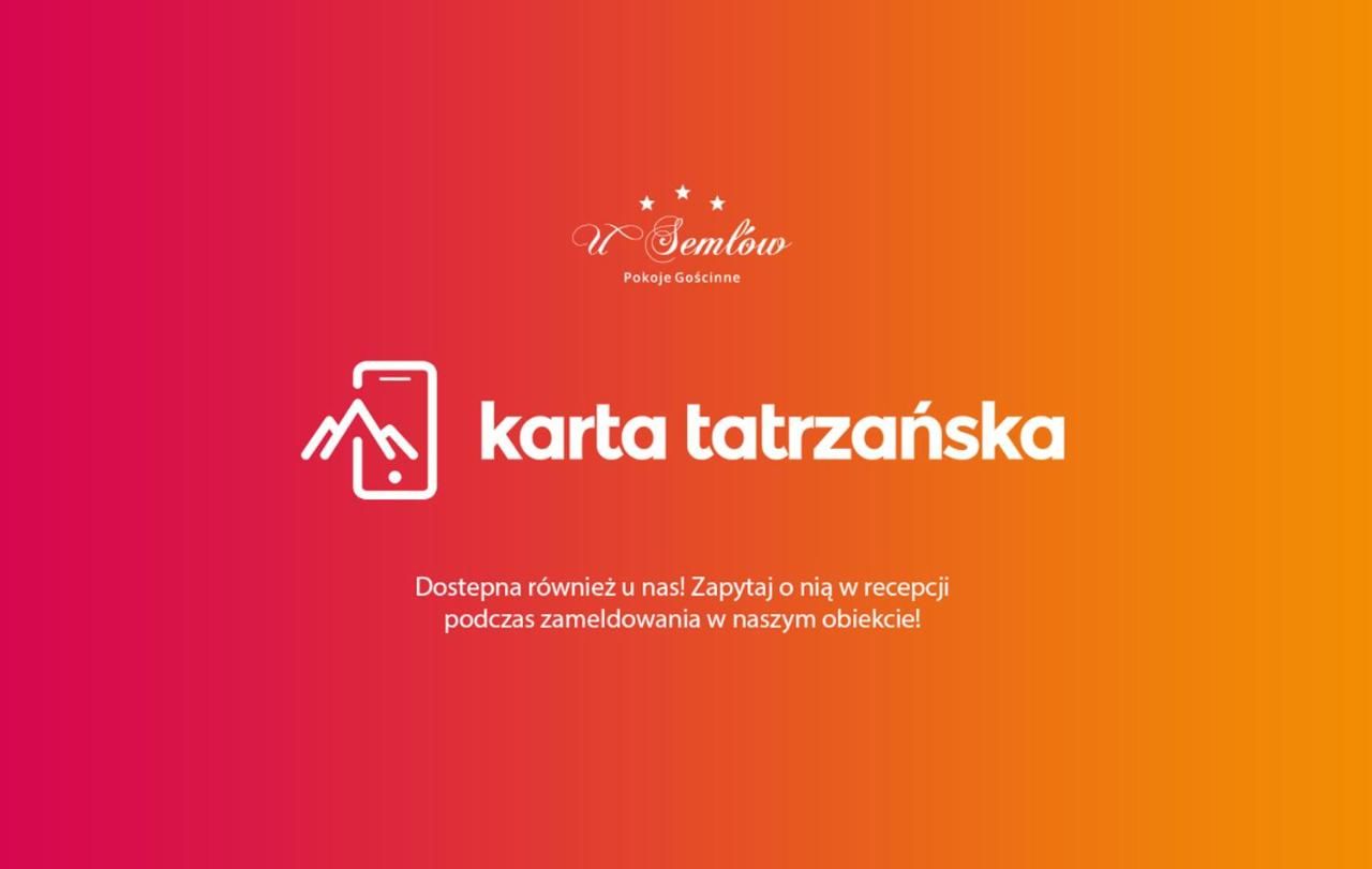 Проживание в семье Pokoje gościnne U Semlów Баньска-21